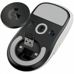 LOGITECH G PRO X SUPERLIGHT 2c compact wireless gaming mouse - WHITE - 2.4GHZ - EER2-933