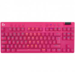 LOGITECH G PRO X TKL LIGHTSPEED Mechanical Gaming Keyboard - MAGENTA - US INT'l - TACTILE