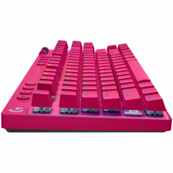 LOGITECH G PRO X TKL LIGHTSPEED Mechanical Gaming Keyboard - MAGENTA - US INT'l - TACTILE