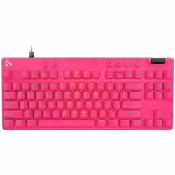 LOGITECH G PRO X TKL RAPID Gaming Keyboard - MAGENTA - US INT'L - USB - EMEA28i-935 - LINEAR