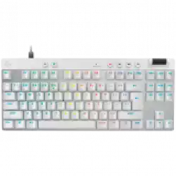 LOGITECH G PRO X TKL RAPID Gaming Keyboard - WHITE - US INT'L - USB - EMEA28i-935 - LINEAR