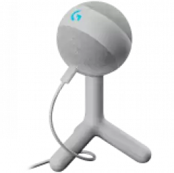 LOGITECH G Yeti Orb RGB Gaming Microphone -  LIGHTSYNC - OFF WHITE - USB