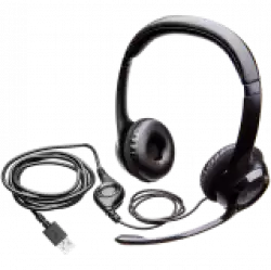 LOGITECH H390 Corded Headset - BLACK - USB