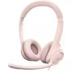 LOGITECH H390 Corded Headset - ROSE - USB                          