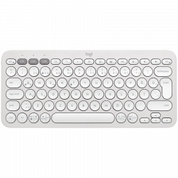 LOGITECH K380S Bluetooth Keyboard - TONAL WHITE - US INT'L