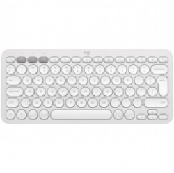 LOGITECH K380S Bluetooth Keyboard - TONAL WHITE - US INT'L