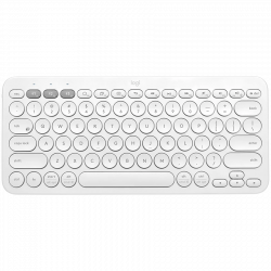 LOGITECH K380S Bluetooth Keyboard - TONAL WHITE - US INT'L