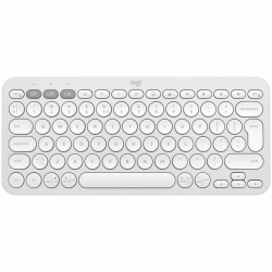 LOGITECH K380S Bluetooth Keyboard - TONAL WHITE - US INT'L