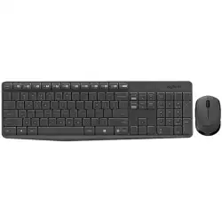 Logitech MK235 Wireless Keyboard and Mouse Combo - Grey - US INTL