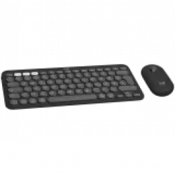LOGITECH Pebble 2 for MAC Bluetooth Keyboard Combo - TONAL GRAPHITE - US INT'L                          