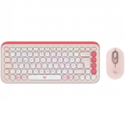 LOGITECH POP ICON COMBO - ROSE - US INT'L - BT  - INTNL-973                          