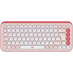 LOGITECH POP ICON KEYS - ROSE - US INT'L - BT  - INTNL-973