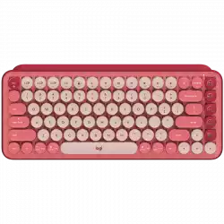 LOGITECH POP ICON KEYS - ROSE - US INT'L - BT  - INTNL-973