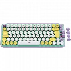 LOGITECH POP Keys Bluetooth Mechanical Keyboard - DAYDREAM MINT - US INT'L