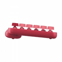 LOGITECH POP Keys Bluetooth Mechanical Keyboard - HEARTBREAKER ROSE - US INT'L