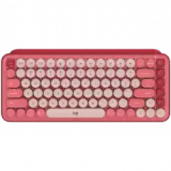 LOGITECH POP Keys Bluetooth Mechanical Keyboard - HEARTBREAKER ROSE - US INT'L