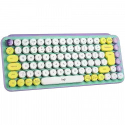 LOGITECH POP Keys Bluetooth Mechanical Keyboard - DAYDREAM MINT - US INT'L
