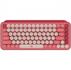 LOGITECH POP Keys Bluetooth Mechanical Keyboard - HEARTBREAKER ROSE - US INT'L