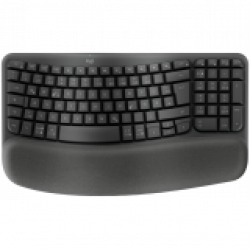 LOGITECH Wave Bluetooth ergonomic keyboard - GRAPHITE - US INT'L - B2B