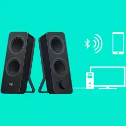 Logitech Z207 Bluetooth Computer Speakers - Black