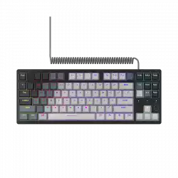 LORGAR Azar 514TKL, Wired RGB mechanical gaming keyboard, white, EN layout