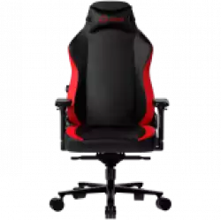 LORGAR Embrace 533, Gaming chair, PU eco-leather, 1.8 mm metal frame, multiblock mechanism, 4D armrests, 5 Star aluminium base, Class-4 gas lift, 75mm PU casters, Black + red