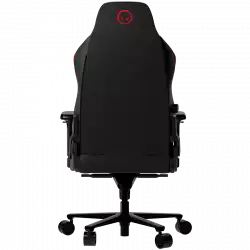 LORGAR Embrace 533, Gaming chair, PU eco-leather, 1.8 mm metal frame, multiblock mechanism, 4D armrests, 5 Star aluminium base, Class-4 gas lift, 75mm PU casters, Black + red