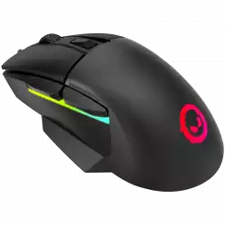 LORGAR Jetter 357, gaming mouse, Optical Gaming Mouse with 6 programmable buttons, Pixart ATG4090 sensor, DPI can be up to 8000, 30 million times key life, 1.8m PVC USB cable, Matt UV coating and RGB lights with 4 LED flowing mode, size:124.90*71.65*41.36mm, 115g