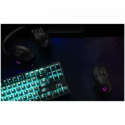 LORGAR Jetter 357, gaming mouse, Optical Gaming Mouse with 6 programmable buttons, Pixart ATG4090 sensor, DPI can be up to 8000, 30 million times key life, 1.8m PVC USB cable, Matt UV coating and RGB lights with 4 LED flowing mode, size:124.90*71.65*41.36mm, 115g