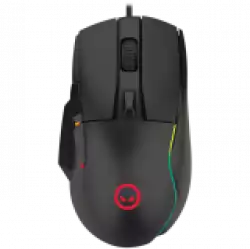 LORGAR Jetter 357, gaming mouse, Optical Gaming Mouse with 6 programmable buttons, Pixart ATG4090 sensor, DPI can be up to 8000, 30 million times key life, 1.8m PVC USB cable, Matt UV coating and RGB lights with 4 LED flowing mode, size:124.90*71.65*41.36mm, 115g
