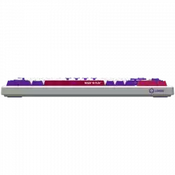 LORGAR KBP7075W, Wireless 75% Mechanical Gaming Keyboard Pro, White, EN layout