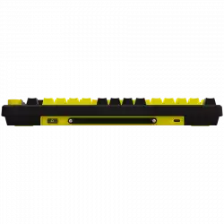 LORGAR KBP7075W, Wireless 75% Mechanical Gaming Keyboard Pro, Black/yellow, EN layout