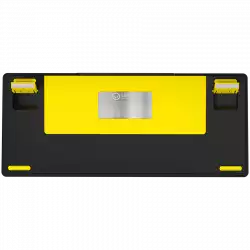 LORGAR KBP7075W, Wireless 75% Mechanical Gaming Keyboard Pro, Black/yellow, EN layout