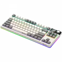 LORGAR KBP70TKLW, Wireless TKL Mechanical Gaming Keyboard Pro, Beige, EN layout