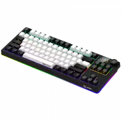 LORGAR KBP70TKLW, Wireless TKL Mechanical Gaming Keyboard Pro, Black/red, EN layout