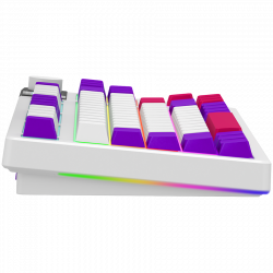 LORGAR KBP70TKLW, Wireless TKL Mechanical Gaming Keyboard Pro, White, EN layout