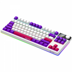 LORGAR KBP70TKLW, Wireless TKL Mechanical Gaming Keyboard Pro, White, EN layout