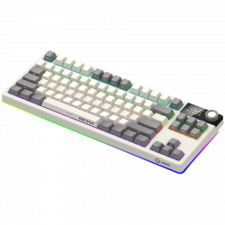 LORGAR KBP70TKLW, Wireless TKL Mechanical Gaming Keyboard Pro, Beige, EN layout