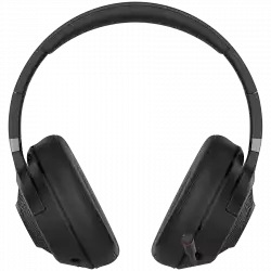 Lorgar Noah 501, gaming bluetooth headset with microphone, BT 5.3 JL7006, battery 1000mAh, type-C charging cable 0.8m, audio cable 1.5m, size:195*185*80mm, 0.28kg. Black