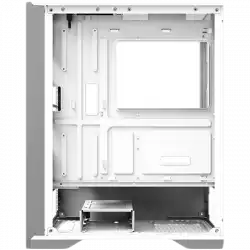 LUX S Arctic EN48298 White, ATX/M-ATX/Mini ITX, U3x1+U2x2, Metal Vents FP & Left TG, 4PCS X24A Arctic Fan & Galaxy II Arctic Fan Control Kit