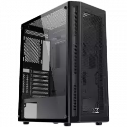 Xigmatek Master X EN46331 ATX/M-ATX/Mini-ITX, USB3.0x1+USB2.0x2, Meshed Grill FP & Left TG, 4PCS X20A Fan & LED Button Switch ARGB Fan Control PCB