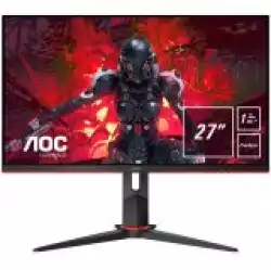 Монитор AOC 27G2U5/BK 27'' WLED Gaming, 75Hz, 1 ms, FreeSync, IPS Panel, 1920x1080, 250cd/m2, 1000:1, 2xHDMI, Displayport, 4xUSB 3.0, Speakers, Height adjustable, Pivot, Swivel, VESA