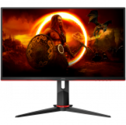 Монитор AOC LED 24G2U IPS Gaming (23.8“, 16:9, 1920x1080, IPS, 144Hz, 250 cd/m², 1000:1, 20M:1, 1 ms, 178/178°, VGA, 2xHDMI, DP, 4 x USB 3.0, Speakers, Tilt, Swivel, H. Adjust, VESA, Frameless) Black-Red, 3y