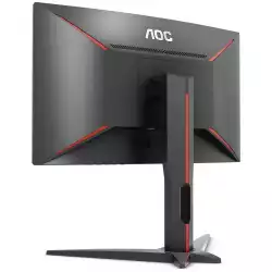 Монитор AOC LED C27G1 Curved Gaming (27“, 16:9, 1920x1080, VA, 144Hz, 250  cd/m², 3000:1, 80M:1, 1 ms, 178/178°, VGA, 2xHDMI, DP, Audio OUT, Tilt: -5/+35°, Swivel, Tilt, H. Adjust, VESA, Ergonomic, Borderless) Black-Red, 3y