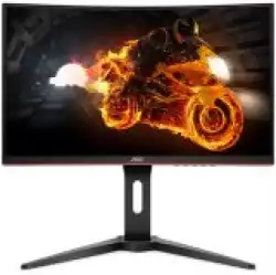 Монитор AOC LED C27G1 Curved Gaming (27“, 16:9, 1920x1080, VA, 144Hz, 250  cd/m², 3000:1, 80M:1, 1 ms, 178/178°, VGA, 2xHDMI, DP, Audio OUT, Tilt: -5/+35°, Swivel, Tilt, H. Adjust, VESA, Ergonomic, Borderless) Black-Red, 3y