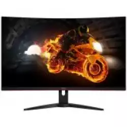 Монитор AOC LED CQ32G1 2K Curved Gaming (32“, 16:9, 2560x1440, VA, 144Hz, 300 cd/m², 3000:1, 80M:1, 1 ms, 178/178°, VGA, 2xHDMI, DP, Audio , Tilt, VESA, Ergonomic, Borderless) Black-Red, 3y