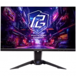 Монитор Asrock Gaming, 27" QHD(2560x1440) IPS, 180 Hz, 99% sRGB, 1000:1, 16:9, 400 cd/m&sup2;, 178&ordm;/178&ordm;, 1ms (MPRT), AMD FreeSync, Flicker-free, Height, Swivel, Tilt, 2x 2W Speakers, 2x HDMI 2.0, 1x DP 1.4, 1x Audio Jack (3.5mm), Wi-Fi antenna, 3Y                          