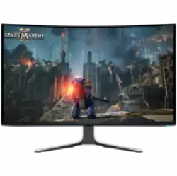 Монитор Dell Alienware AW3225QF Gaming, 32"(31.6") QD OLED UHD 3840x2160 240Hz AR, 1000 cd/m2 (HDR peak), 1m:1, 0.03ms, 178/178, 1xDP 1.4, 2xHDMI 2.1, 1xUSB Type-B up, 2xUSB Type-A down, 1xUSB Type-C down, NVIDIA G-SYNC, Height, Tilt, Swivel, Pivot                          