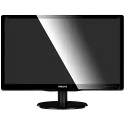 Монитор  LED Philips 246V5LSB/00, V-line, 24'' 1920x1080@60Hz, 16:9, TN, 5ms, 250nits,  Black, 3 Years, VESA100x100/VGA/DVI