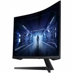 Монитор  LED Samsung LC34G55TWWPXEN Odyssey G55T, 34'' UWQHD Curved 1000R 21:9 (3440x1440) VA 165Hz, 250 cd/2, 2500:1, HDR10, 1ms (MPRT), 178/178, FS Premium, 1xDP 1xHDMI, 3.5 Jack, Tilt, VESA 75x75, 2Y